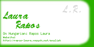 laura rapos business card